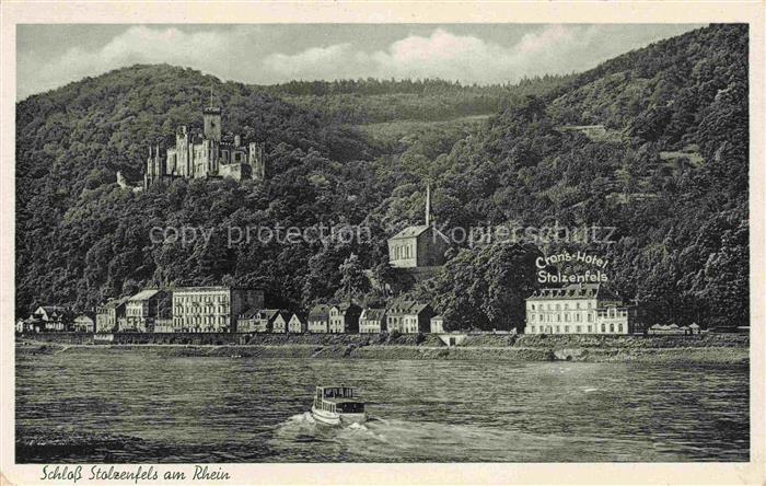 Stolzenfels Schloss Koblenz Rhein Rheinpartie Schloss Stolzenfels Crans Hotel