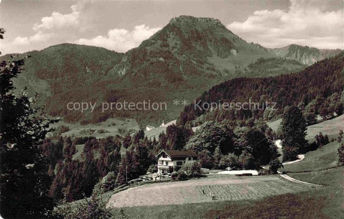 Oberaudorf Inn Rosenheim Bayern Cafe Pension Hummelei mit Bruennstein