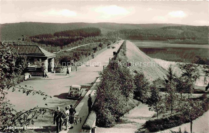Sorpeseetalsperre Staudamm