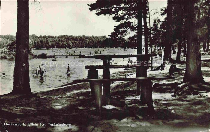 Herthasee Uffeln Ibbenbueren Tecklenburg NRW Campingplatz Strandbad