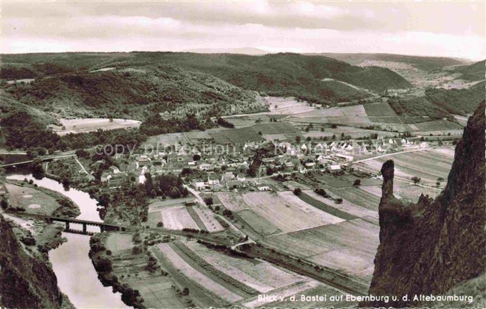 Ebernburg Bad Muenster am Stein-Ebernburg Rheinland-Pfalz Blick von der Bastei a