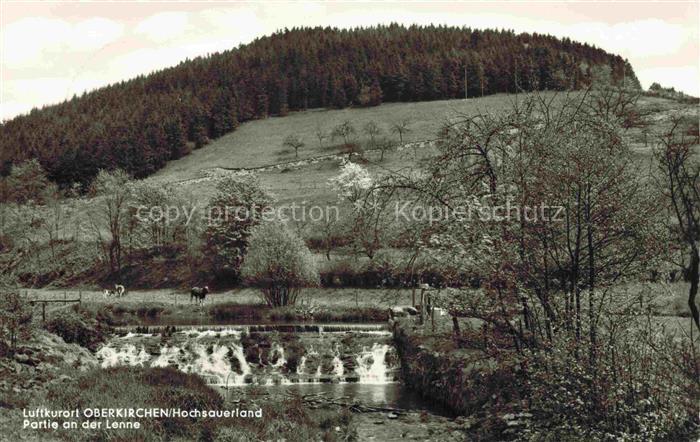 Oberkirchen Sauerland Schmallenberg NRW Partie an der Lenne