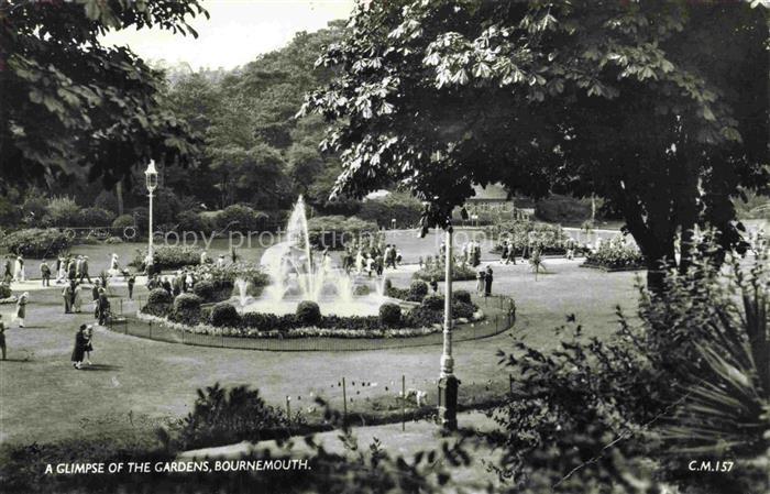 BOURNEMOUTH UK A glimpse of the Gardens