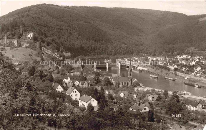 Hirschhorn Neckar Hessen Panorama