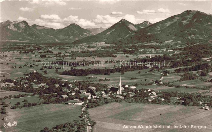 Au Bad Feilnbach Bayern am Wendelstein mit Inntaler Bergen