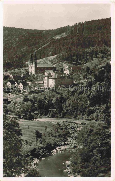 Forbach Baden BW Panorama Kirche Schloss