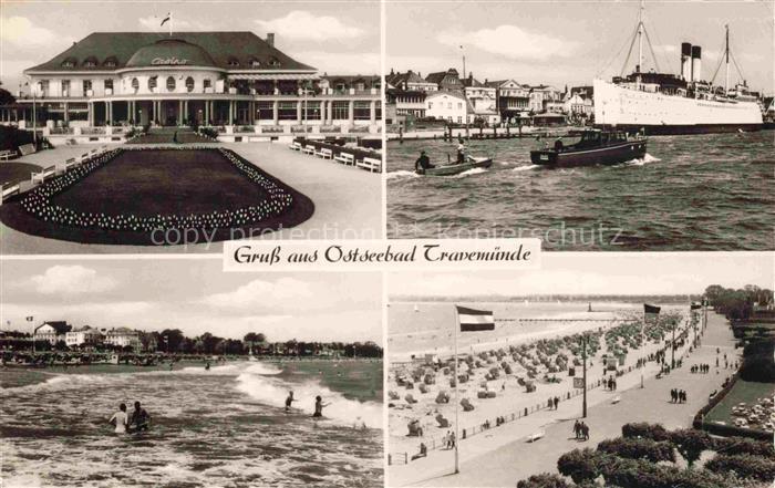 TRAVEMueNDE Ostseebad Casino Ozeandampfer Badespass Strandpromenade