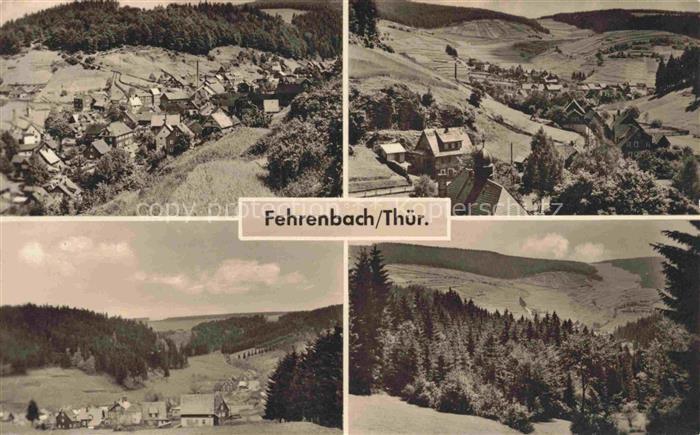 Fehrenbach Masserberg Thueringen Fliegeraufnahmen Panorama