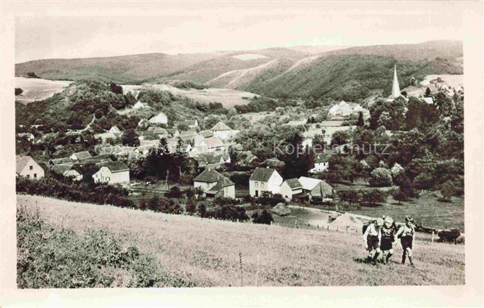 Schoenau Bad Muenstereifel Euskirchen NRW Panorama