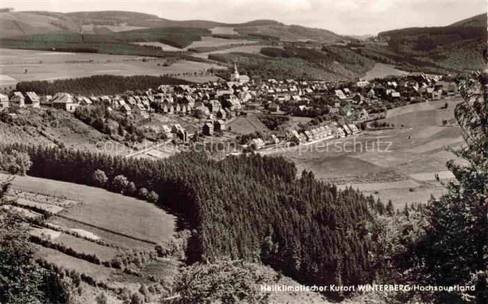 Winterberg  Hochsauerland NRW Fliegeraufnahme