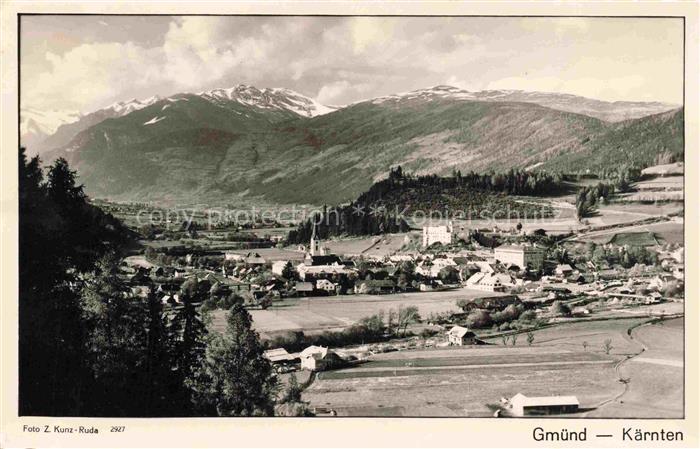 Gmuend Kaernten AT Panorama