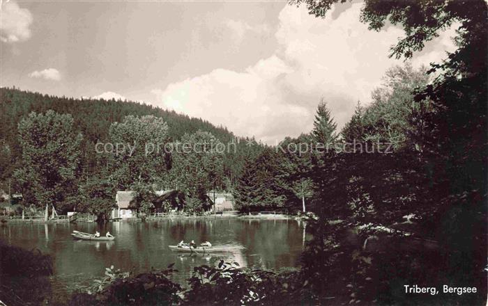 Triberg Schwarzwald BW Seepartie Bergsee