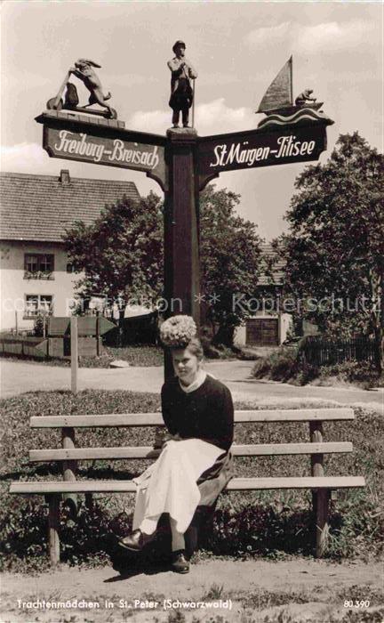 St Peter Schwarzwald Kurioser Wegweiser Parkbank