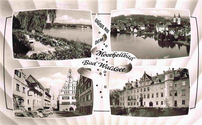 Bad Waldsee Seepartien Rathaus Schloss Kurhaus
