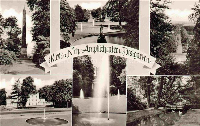 Kleve Niederrhein Amphitheater und Forstgarten