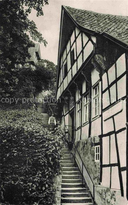 Tecklenburg Steinfurt NRW Die Aussentreppe