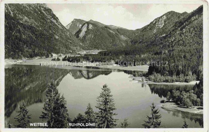 Weitsee Ruhpolding Bayern Panorama