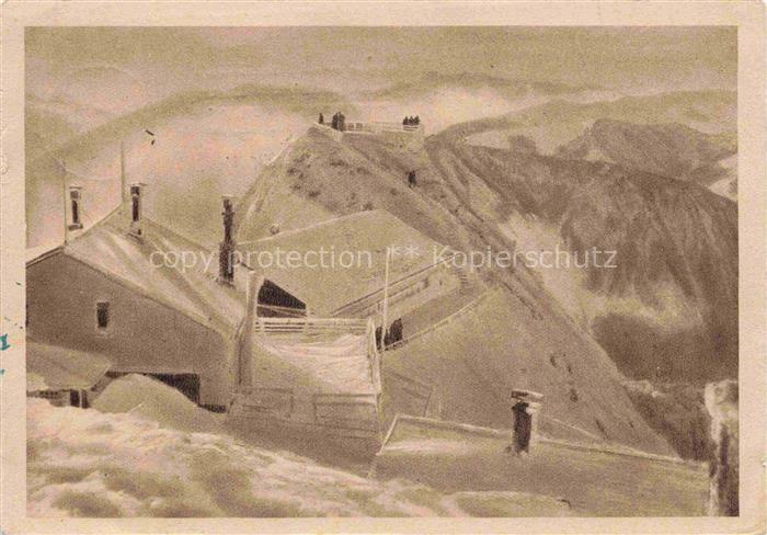 Wendelstein 1839m Bayrischzell Bayern Fliegeraufnahme