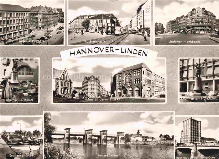 Linden  HANNOVER Marktplatz Kuechengarten Am Marktplatz Brunnen Schleuse Wasserk