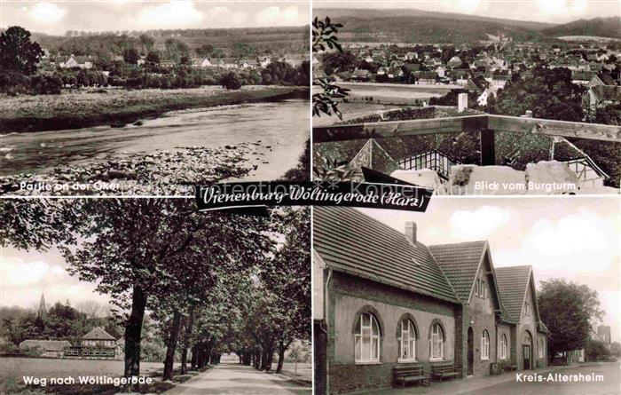 Woeltingerode Vienenburg GOSLAR Niedersachsen Okerpartie Blick vom Burgturm Weg