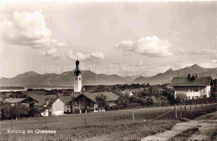 Rimsting Panorama mit Chiemsee