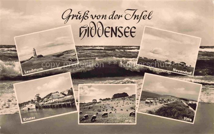 Hiddensee Insel Hiddensee Mecklenburg-Vorpommern Leuchtturm Kloster Neuendorf Vi