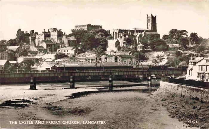 Lancaster  Lancashire UK The Castle and Priory Church