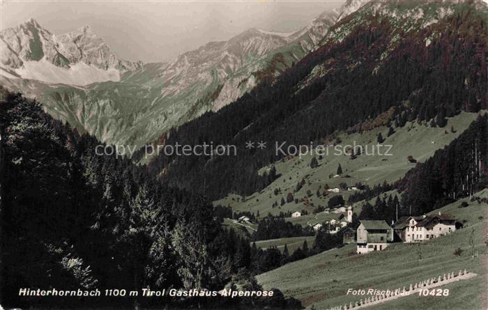 Hinterhornbach Tirol AT Gasthaus Alpenrose