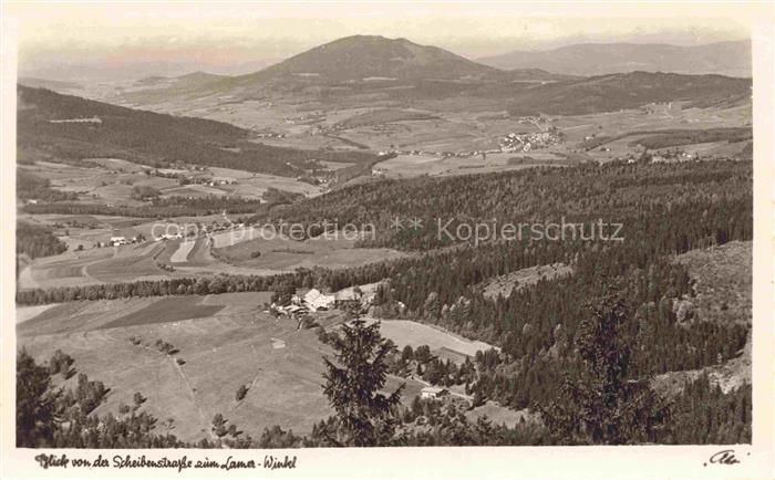 Lam Oberpfalz Blick von der Scheibenstrasse zum Lama Winkel