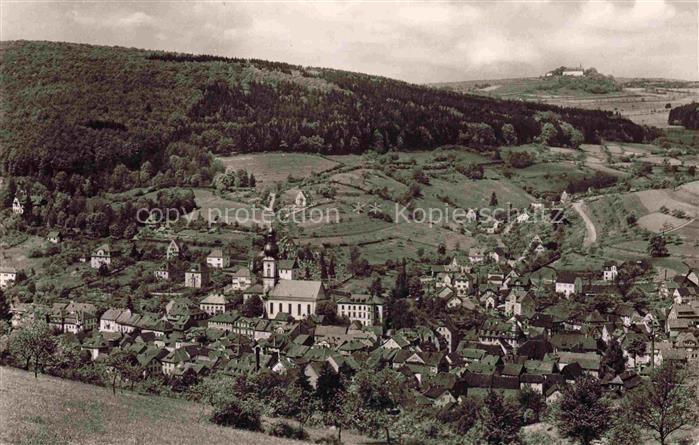 Bad Brueckenau Bayern mit Kloster Volkersberg