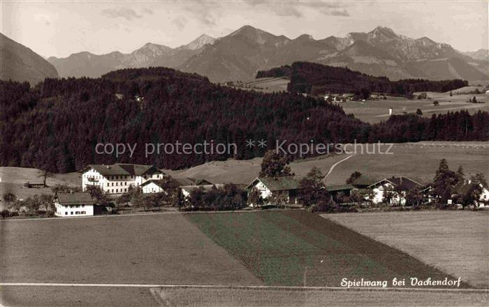 Spielwang Vachendorf Traunstein Oberbayern Panorama