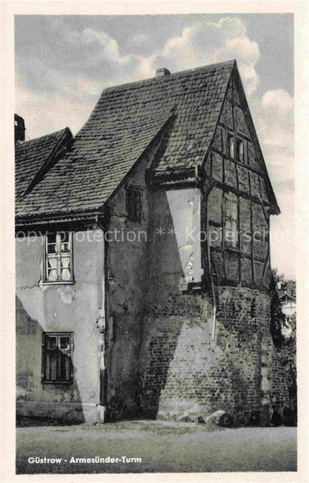 Guestrow Mecklenburg Vorpommern Armesuender Turm