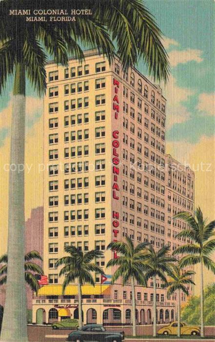 MIAMI  Florida USA Miami Colonial Hotel