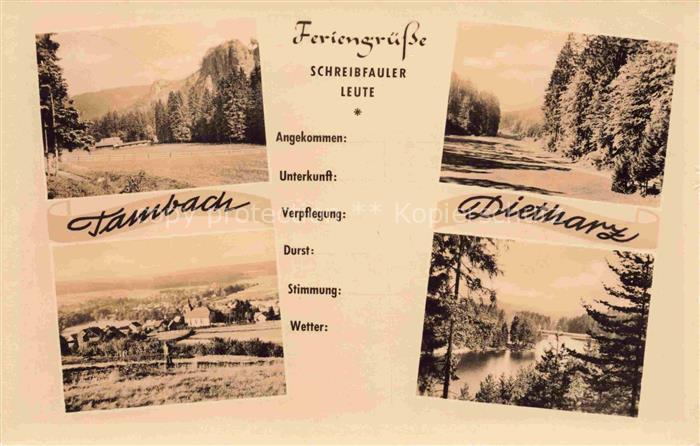 Tambach-Dietharz Thueringen Panorama Teilansichten