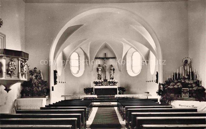 Heilbrunn Wiesenfelden Wallfahrtskirche Inneres