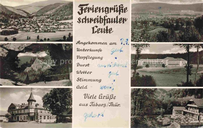 Tabarz Bad Tabarz Thueringen Panorama Hotels Teilansichten