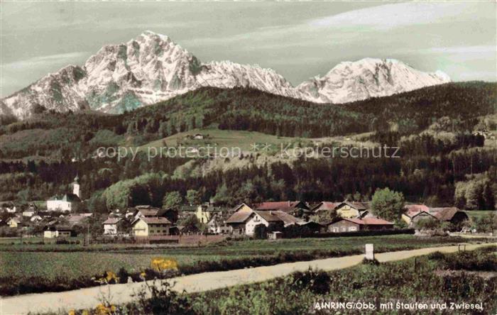 Ainring Berchtesgaden Bayern mit Staufen und Zwiesel
