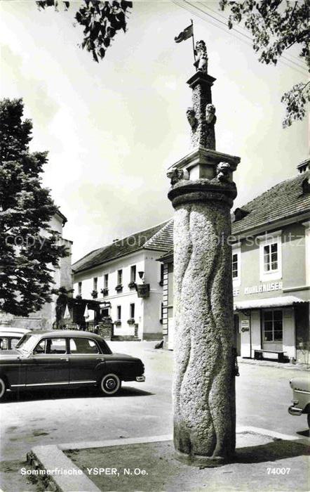 Ysper Mostviertel-Eisenwurzen Niederoesterreich AT Ortsmotiv mit Saeule