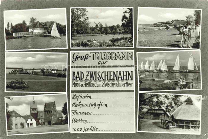 BAD ZWISCHENAHN Ammerland Niedersachsen Seehotel Zug Windmuehle Seepartien Segel
