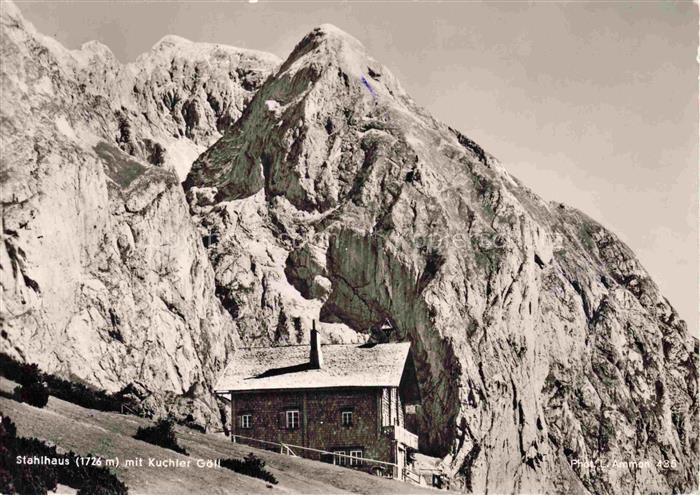 Stahlhaus 1731m Torrenerjoch AT mit Kuchler Goell