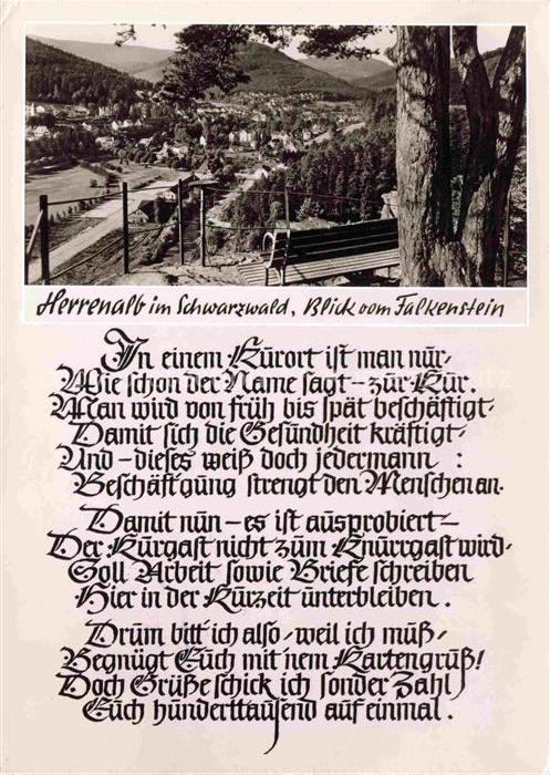 Herrenalb BAD HERRENALB BW Blick vom Falkenstein