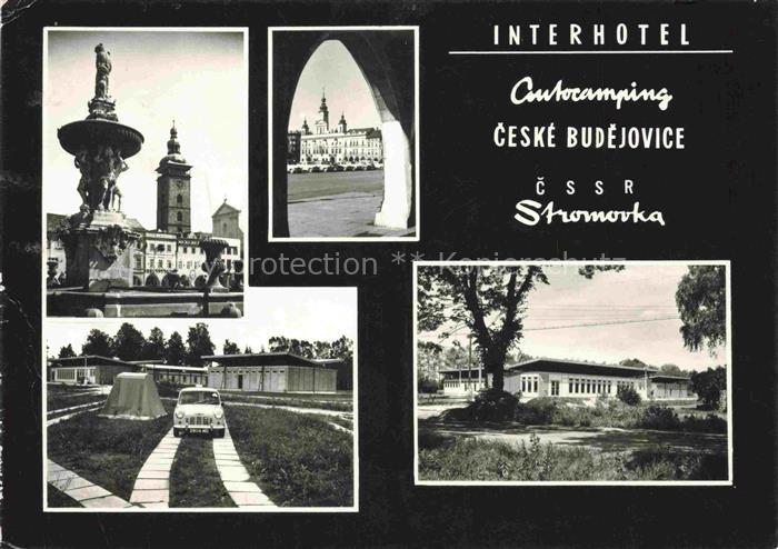 CESKE BUDEJOWICE Cesky Budejovic Budweis CZ Interhotel Autocamping