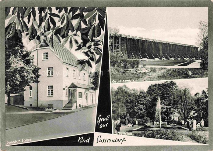 Bad Sassendorf Soest NRW Pension Spies Gradierwerk Kurgarten