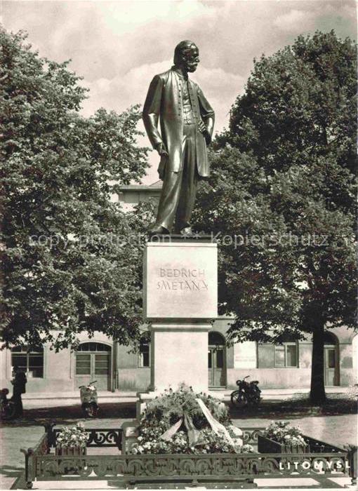 Litomysl Leitomischl CZ Pomnik Bedricha Smetany