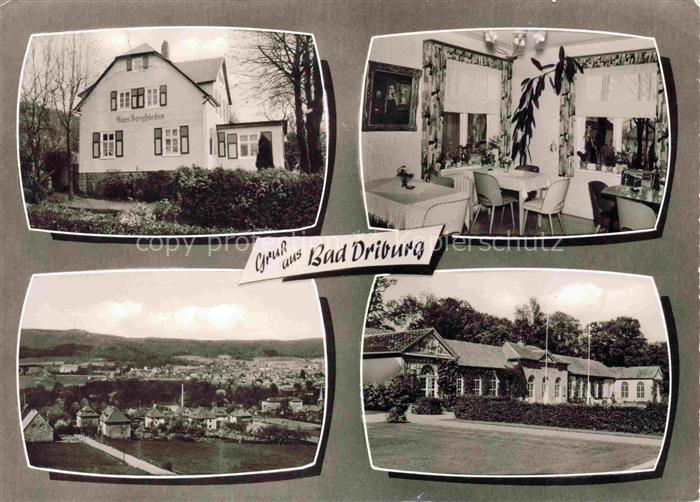 BAD DRIBURG NRW Haus Bergfrieden Gaststube Panorama