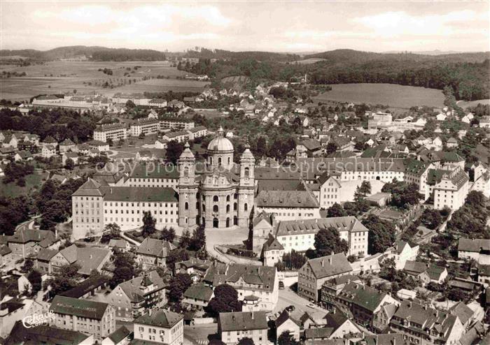Weingarten  Wuerttemberg Oberschwaben BW Benediktinerabtei Fliegeraufnahme