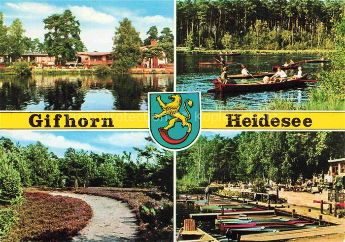 Gifhorn Niedersachsen Hotel Restaurant Heidesee Spazierweg Bootsliegeplatz Boots