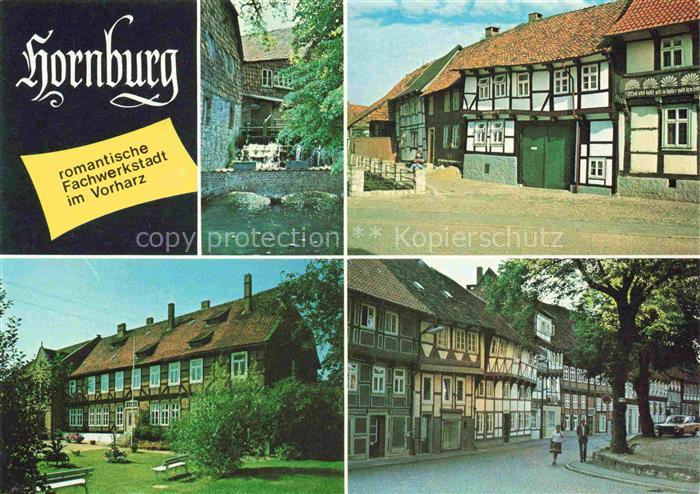 Hornburg  Wolfenbuettel Harz Niedersachsen Hagenmuehle Wasserstrasse Heimatmuseu