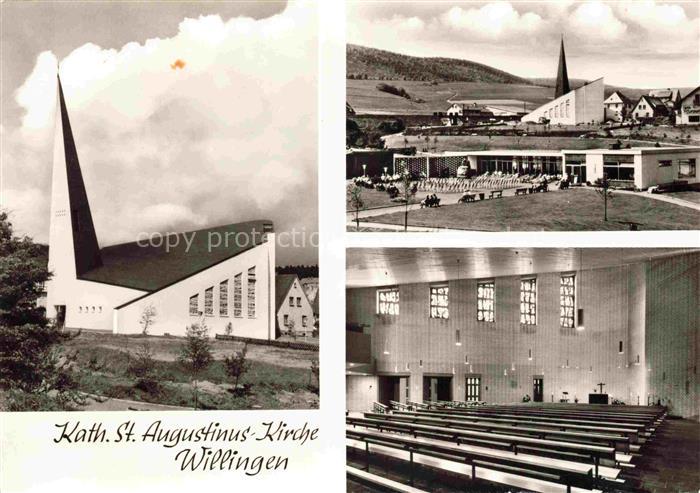 Willingen Sauerland Kath St Augustinus Kirche Inneres Panorama