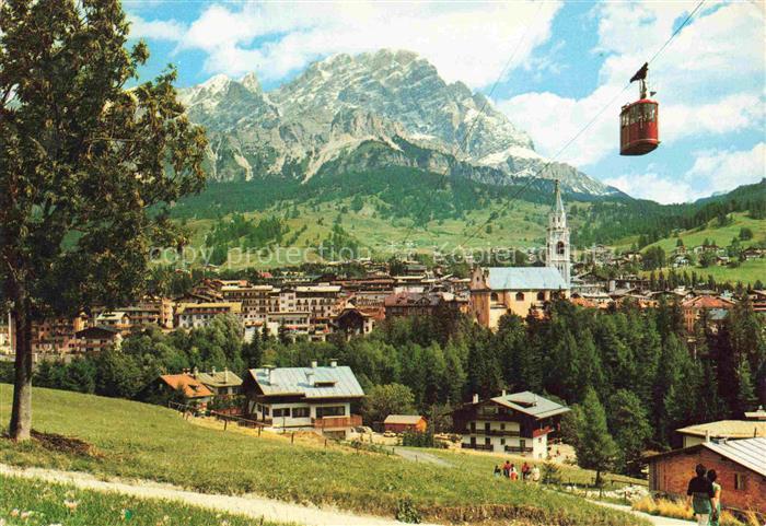 Cortina d Ampezzo Veneto IT Monte Cristallo e Funivia Pocol